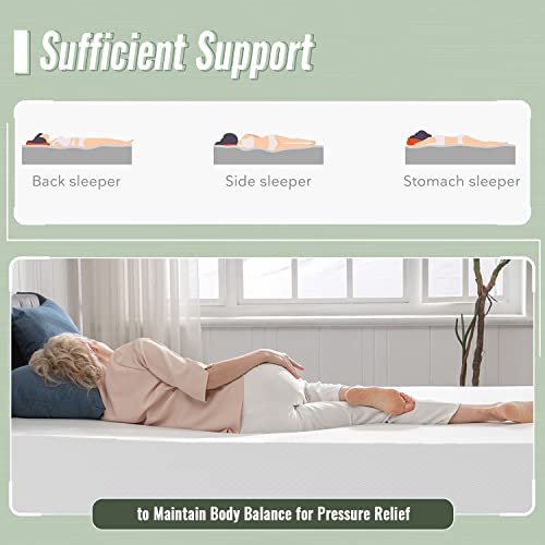 10 Inch Memory Foam Mattress King Mattress Wave Comfort Foam Mattress Certipur-Us Certified,Removable Soft Cover, Mattresses For